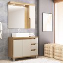 Ver imagem 1 de Gabinete para Banheiro com Cuba e Espelheira