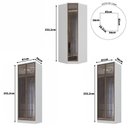 Ver imagem 6 de Guarda Roupa Modulado 5 Portas C/ Reflecta e Led 100% Mdf Cor:branco