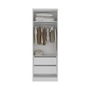 Ver imagem 4 de Guarda Roupa Modulado 5 Portas C/ Reflecta e Led 100% Mdf Cor:branco