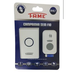 Campainha sem Fio Bivolt com Bateria Fame - 4