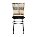 Ver imagem 3 de 6 Cadeiras para Mesa Preta Hawai Cappuccino Premium:preto