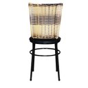 Ver imagem 5 de 6 Cadeiras para Mesa Preta Hawai Cappuccino Premium:preto