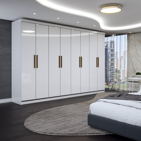 Guarda-roupa Casal Odisseia 8 Portas 4 Gavetas - Panorama Móveis