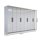 Ver imagem 4 de Guarda-roupa Casal Odisseia 8 Portas 4 Gavetas - Panorama Móveis