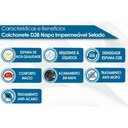 Ver imagem 2 de Colchonete Solteiro D28 Napa Azul Impermeável Lavável (78x188x8) - Luckspuma