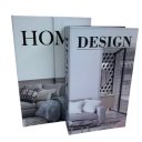 Ver imagem 1 de Conjunto Livro de Papelão Decorativo 'design' e 'home'