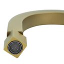 Ver imagem 5 de Torneira Banheiro Lavat. Quadrada Dourada Gold Pratica Clean
