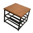 Ver imagem 4 de Suporte para Garrafas Adega de Bancada Mesa Estilo Industrial