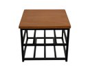 Ver imagem 1 de Suporte para Garrafas Adega de Bancada Mesa Estilo Industrial