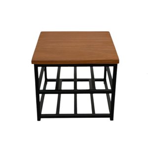 Suporte para Garrafas Adega de Bancada Mesa Estilo Industrial