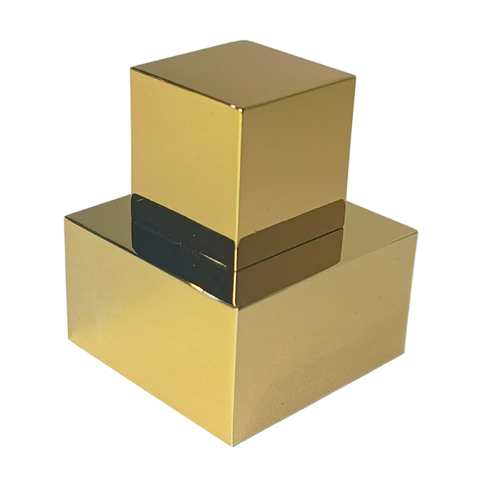 Acabamento Metal Alavanca Quadrado P/ Registro Docol Dourado