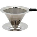 Ver imagem 1 de FILTER FILTRO CAFÉ 9x15x12cm INOX PRATA