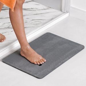 Tapete para Banheiro Antiderrapante Drytomita Momo Lifestyle (cinza Grafite, 60x39 Cm)