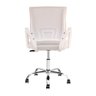 Cadeira Escritório Giratória Branca - 3