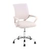 Cadeira Escritório Giratória Branca - 1