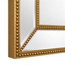 Ver imagem 3 de Espelho Decorativo Retângular com Bisotê e Borda Dourada 70x50x7cm