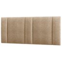 Ver imagem 7 de Cabeceira Estofada Cama Casal Queen Size Led Splend 160 Cm Buclé Bege
