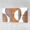 Ver imagem 2 de Quadro Decorativo Quarto Canvas Gratidão Fé Amor 125x65cm