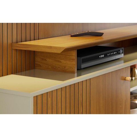 Home Theater Ares para Tv de até 75 Polegadas - Cumaru Opala - Madetec