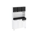 Ver imagem 2 de Cozinha Modulada Telasul Topázio Kit Smart Aço 3 Portas e 3 Gavetas 105cm Branco-telasul