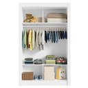 Ver imagem 4 de Kit Guarda-roupa Infantil Milano 2 Portas de Correr com Espelho + Cômoda Branco Madesa Branco