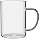 Ver imagem 1 de Caneca de Borossilicato 450ml Transparente 12x8x8cm Café Chá Leite Chocolate