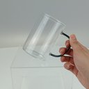 Ver imagem 4 de Caneca de Borossilicato 450ml Transparente 12x8x8cm Café Chá Leite Chocolate