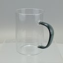 Ver mais imagens de Caneca de Borossilicato 450ml Transparente 12x8x8cm Café Chá Leite Chocolate
