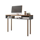 Ver imagem 2 de Mesa Office Retrô Megan Pés em Madeira Maciça