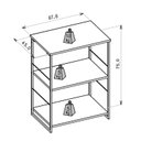 Ver imagem 3 de Mesa Industrial para Café 67,8cm Steel Caemmun
