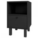 Ver imagem 2 de Armário para Escritório 1 Porta Basculante Preto 539 - Pnr Móveis