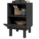 Ver imagem 3 de Armário para Escritório 1 Porta Basculante Preto 539 - Pnr Móveis