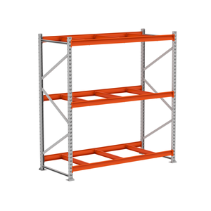 Mini Porta Pallet Inicial 500kg com 3 Longarinas 2,00 X 1,80 X 0,80 sem Bandeja - Ultra Móveis