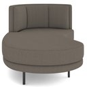 Ver imagem 6 de Chaise Longue Divã 164cm Braço Esquerdo Logus D06 Bouclê Bege Escuro - Mpozenato