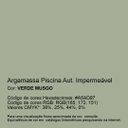 Ver imagem 2 de Argamassa Piscina Aut. Impermeável Cor Verde Musgo 1kg