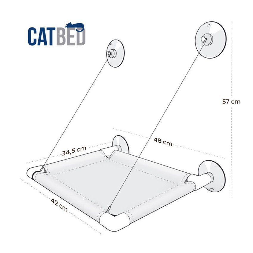 CatBed Volcano - cama de gato para janela - 5