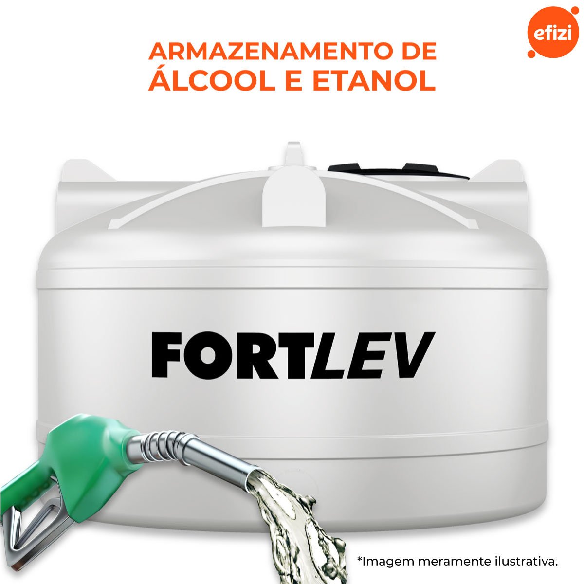 Tanque P/ Armazenar Álcool/etanol 3.000 Litros - Fortlev - 4