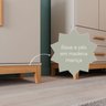 Cômoda Fraldário Mdf para Quarto de Bebê Hellen - 9