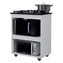 Ver imagem 2 de Balcão para Cooktop 5 Bocas 2 Nichos para Forno Siena - Kaike