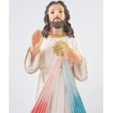 Ver imagem 2 de Santo Imagem Jesus Misericordioso Estatua em Resina de 30cm