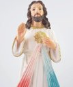 Ver imagem 2 de Santo Imagem Jesus Misericordioso Estatua em Resina de 30cm