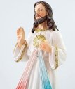 Ver imagem 3 de Santo Imagem Jesus Misericordioso Estatua em Resina de 30cm