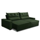 Ver imagem 4 de Sofá Retrátil e Reclinável 5 Lugares 300cm Veludo Antonella Adonai Estofados