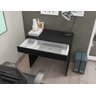 Mesa Para Computador/ Notebook C/ Gaveta Alexa Preto - AJL Móveis - 1