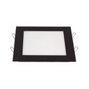 Ver imagem 1 de Painel de Led Taschibra Quadrado Lux de Embutir 18W Bivolt Preto 3000K Luz Amarela