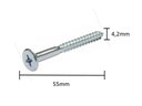 Ver imagem 1 de Parafuso Madeira Philips - 4,2x55 - 100 unidades