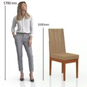 Ver imagem 6 de Conjunto Sala De Jantar 6 Lugares Madeira Eucalipto Safira