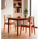 Ver imagem 3 de Kit 6 Cadeira de Jantar Madeira Maciça Manuela Estofada Premium Ergonomica Confortável Di Franco