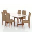 Ver imagem 2 de Conjunto Sala De Jantar 6 Lugares Madeira Eucalipto Ametista