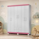 Ver imagem 2 de Guarda Roupa Infantil Encanto 6 Portas 2 Gavetas
